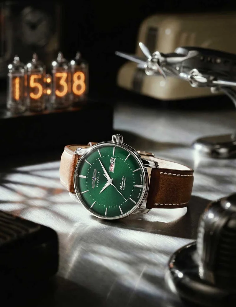 Zeppelin Atlantic 8466-4 Herrenuhr • Automatikwerk • 5 ATM wasserdicht
