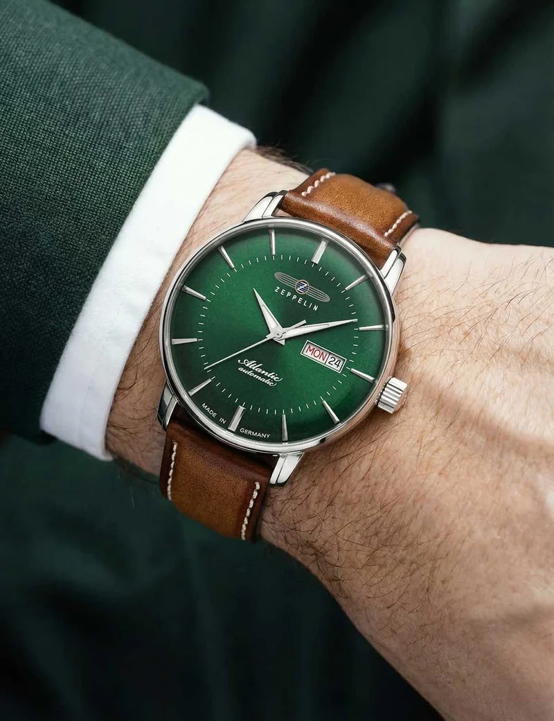 Zeppelin Atlantic 8466-4 Herrenuhr • Automatikwerk • 5 ATM wasserdicht