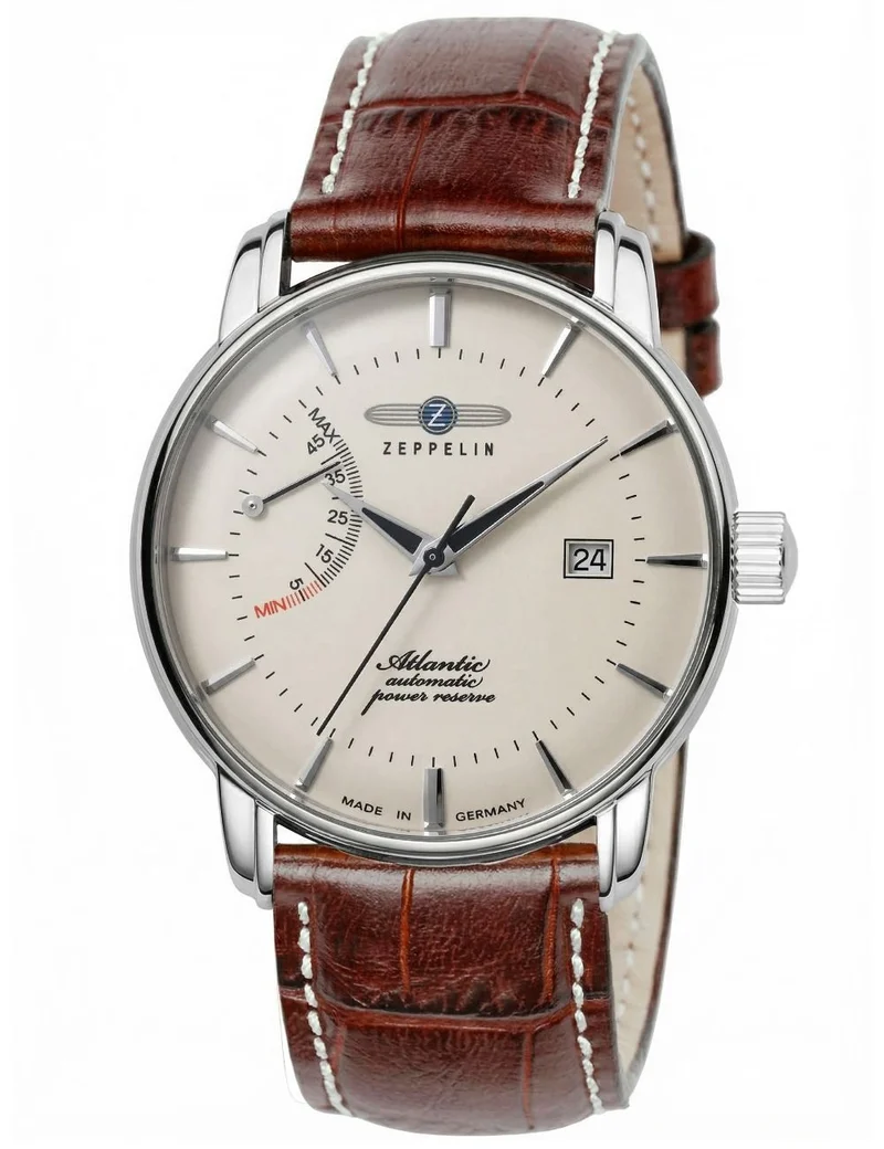 Zeppelin Atlantic 8462-5 Herrenuhr • Automatikwerk mit Powerreserve • 5 ATM wasserdicht