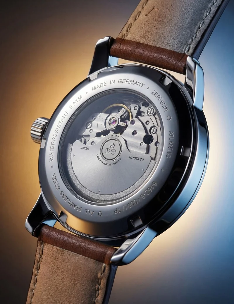 Zeppelin Atlantic 8462-5 Herrenuhr • Automatikwerk mit Powerreserve • 5 ATM wasserdicht