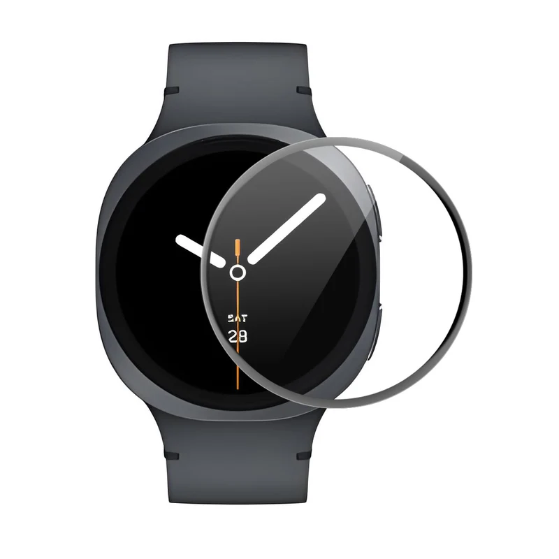 Samsung Galaxy Watch8 44mm Silikon 3D Gekrümmt Displayschutz