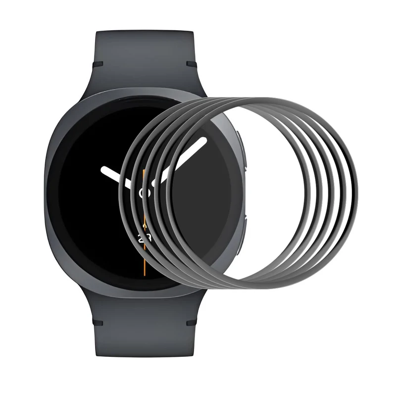 Samsung Galaxy Watch8 40mm Silikon 3D Gekrümmt Displayschutz