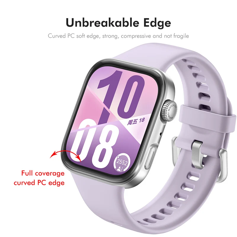 Huawei Watch Fit 4 Silikon 3D Gekrümmt Displayschutz