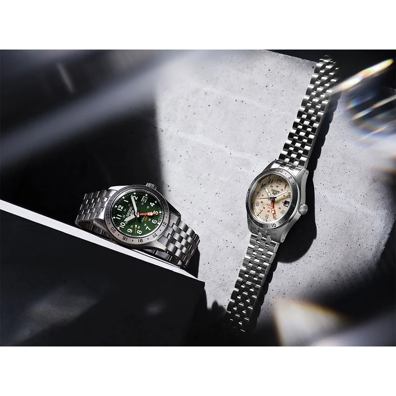 Seiko 5 Sports HDB001K1 Herren Armbanduhr • Automatikwerk mit GMT • Sichtboden