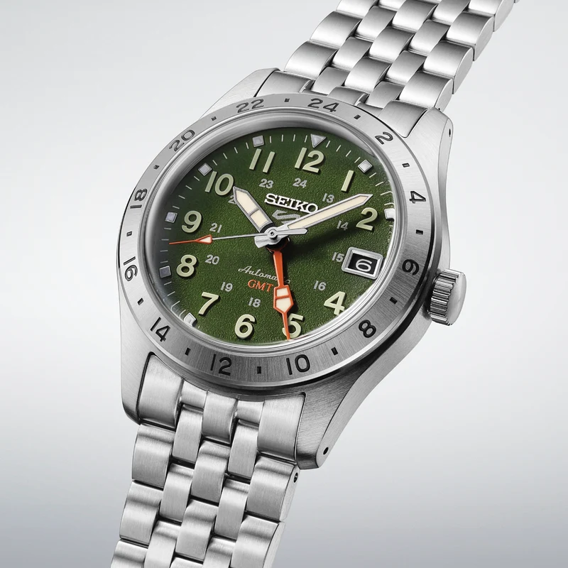 Seiko 5 Sports HDB001K1 Herren Armbanduhr • Automatikwerk mit GMT • Sichtboden