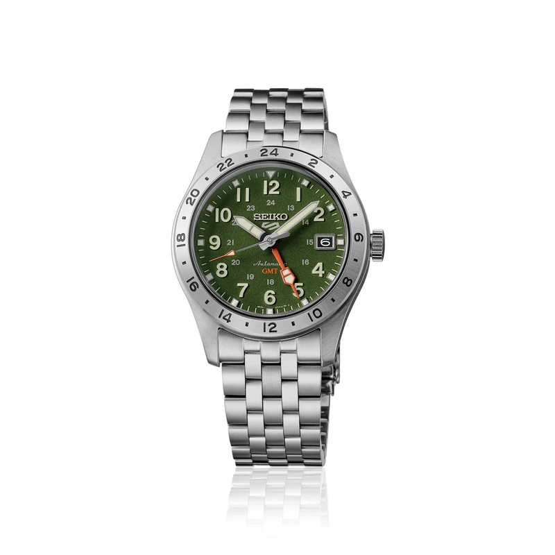 Seiko 5 Sports HDB001K1 Herren Armbanduhr • Automatikwerk mit GMT • Sichtboden