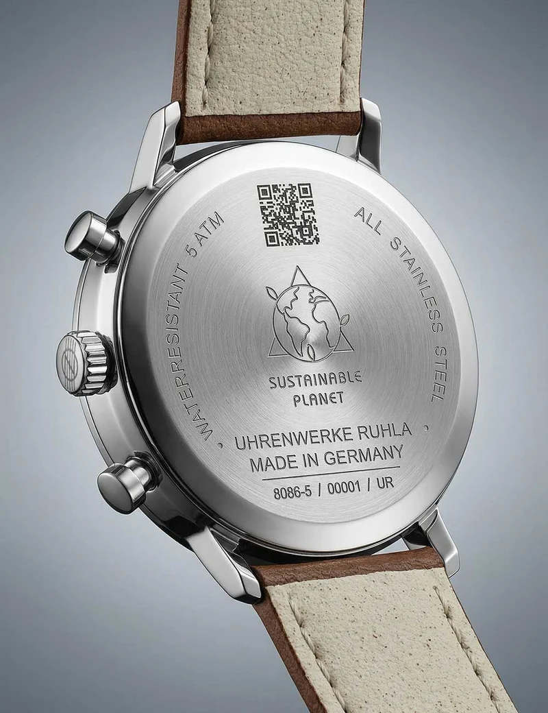Zeppelin LZ-129 Hindenburg 8086-5n Herrenuhr Blau • Quarz-Chronograph • Tachymeter-Lünette