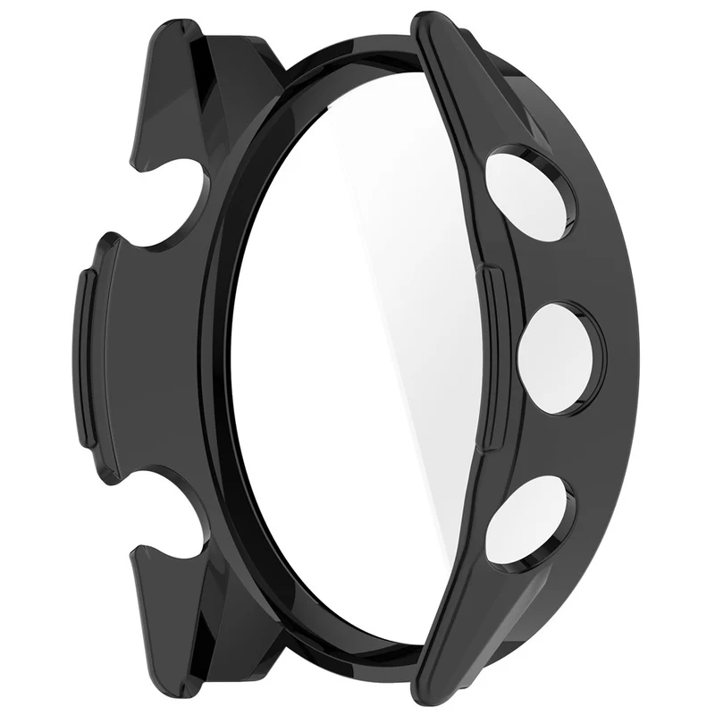 Auffallend Modisch Garmin Forerunner 570 42mm Hülle mit Displayschutz in Glas und Silikon