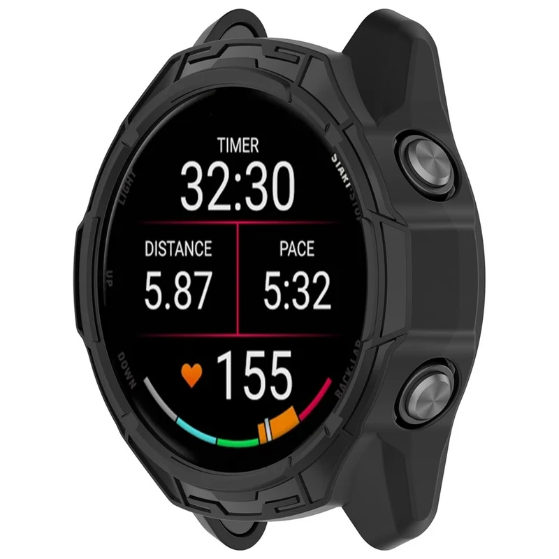 Garmin Forerunner 570 47mm Stoßfest Silikon Bumper