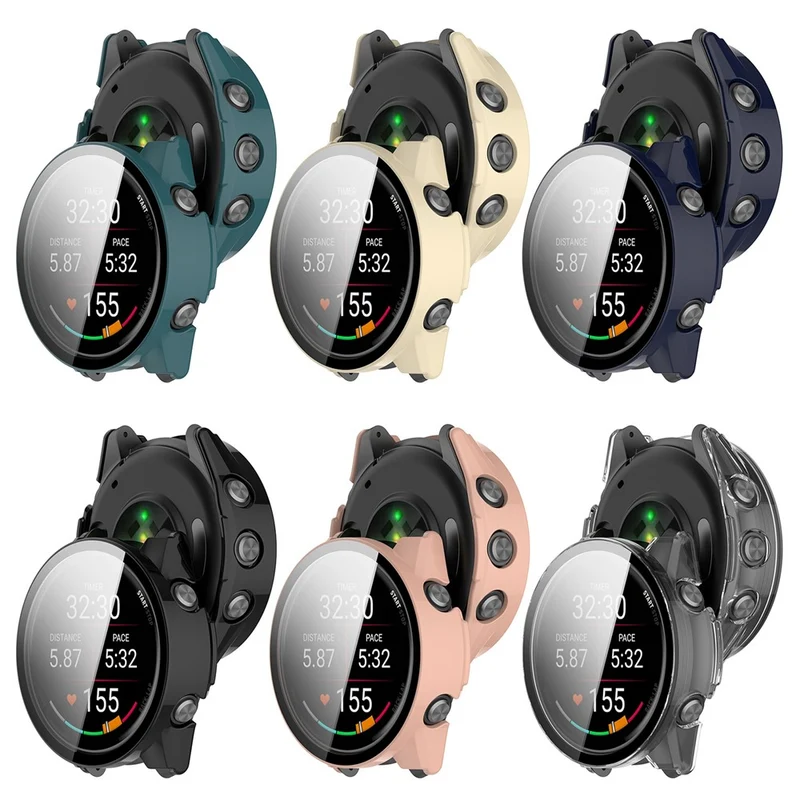 Garmin Forerunner 970 Glas und Silikon Displayschutz