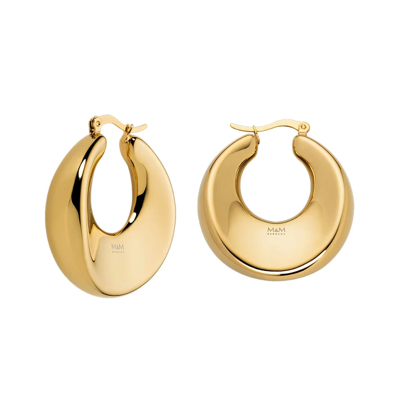 M&M XL Creolen Pure Volume Gold | Modell 293