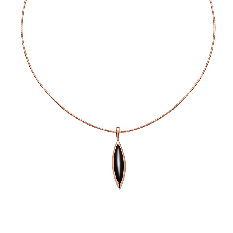 M&M Halskette Fine Line Rosegold | Modell 210