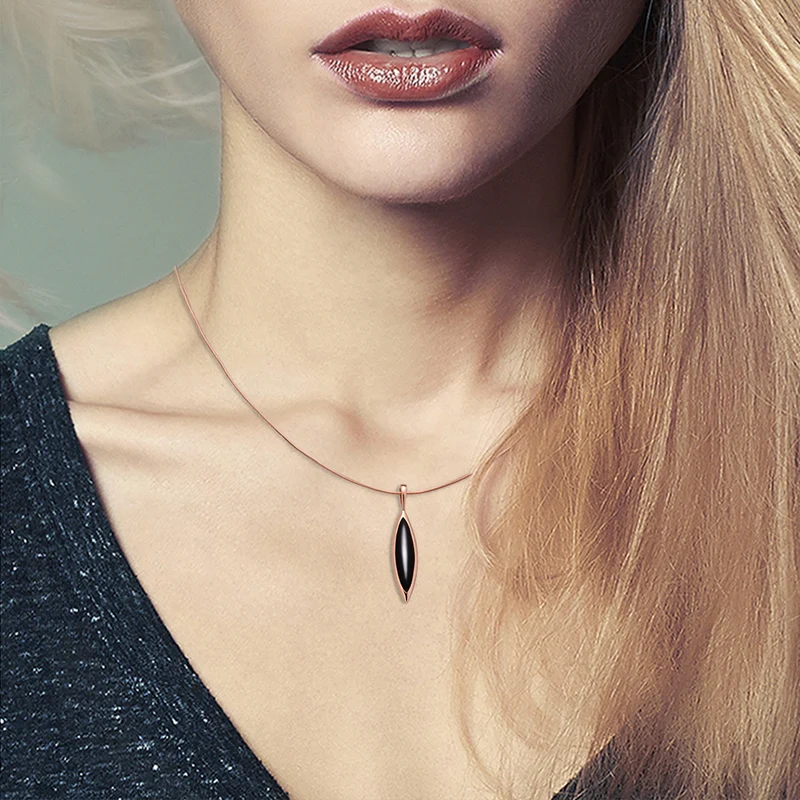M&M Halskette Fine Line Rosegold | Modell 210