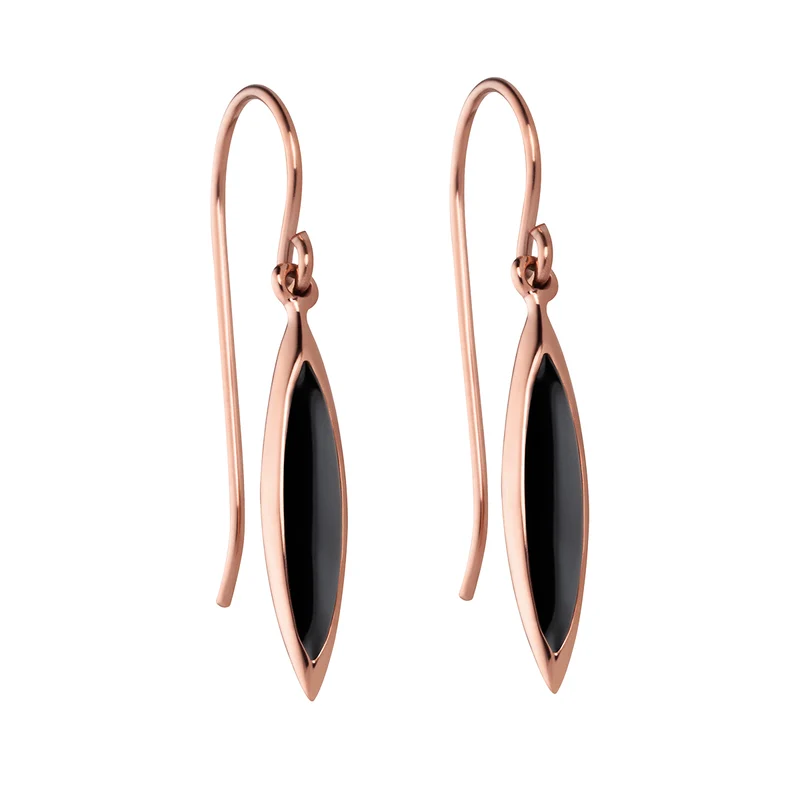 M&M Ohrhänger Rosegold Fine Line | Modell 209