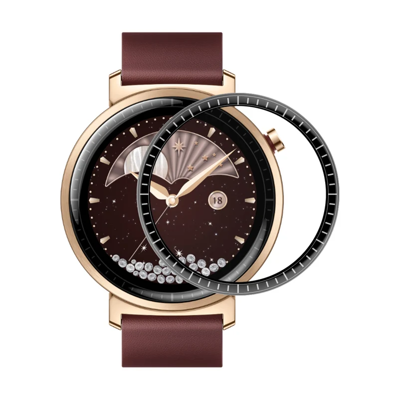 Honor Watch Fit Elegant Edition Silikon 3D Gekrümmt Displayschutz