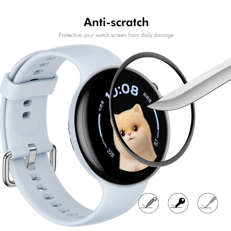 Honor Watch Fit Elegant Edition Silikon 3D Gekrümmt Displayschutz