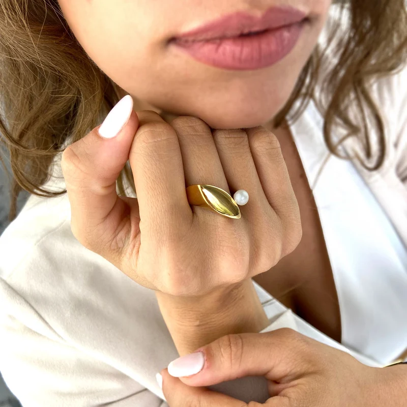 M&M Ring Ocean Collection Gold | Modell 295