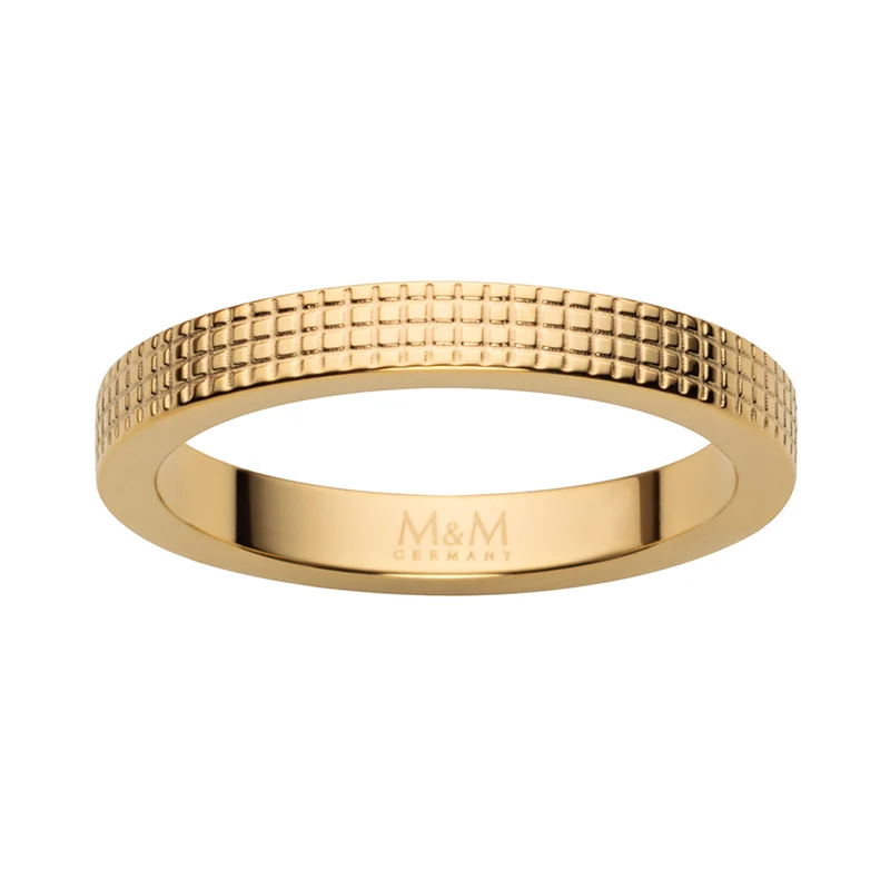 M&M Ring New Structures Gold | Modell 256