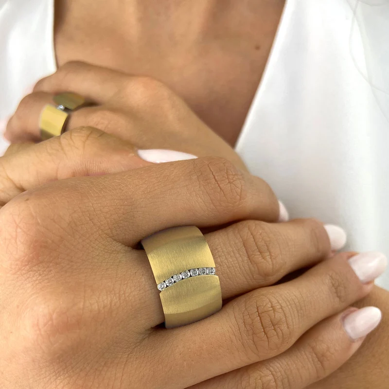 M&M Ring Modern Glam Gold | Modell 248