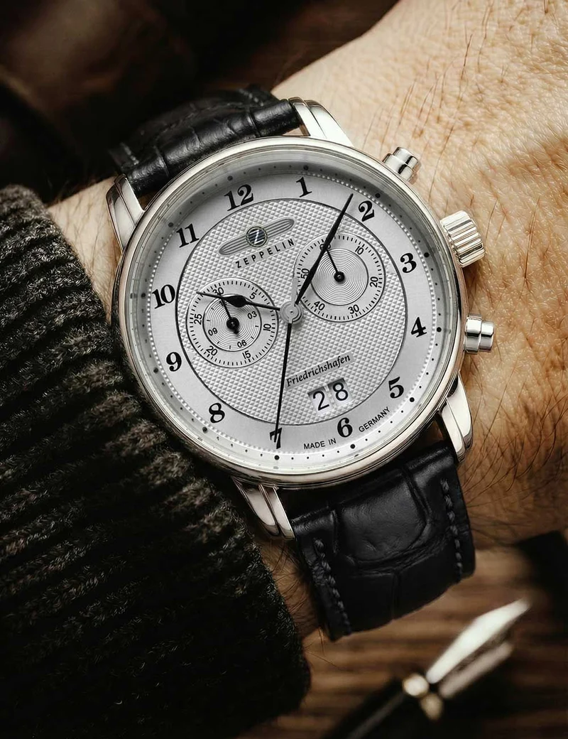 Zeppelin Friedrichshafen 8584-4 Herren • Chronograph • 5 ATM wasserdicht