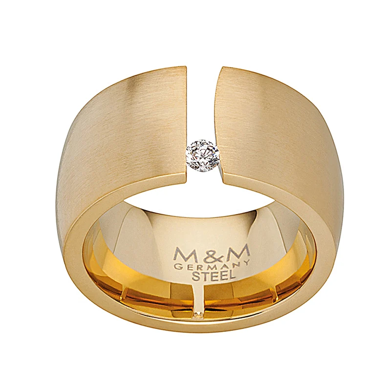 M&M Ring Modern Glam Gold | Modell 208