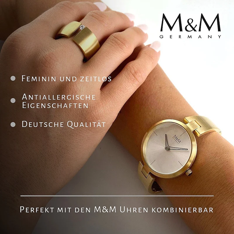 M&M Ring Modern Glam Gold | Modell 208