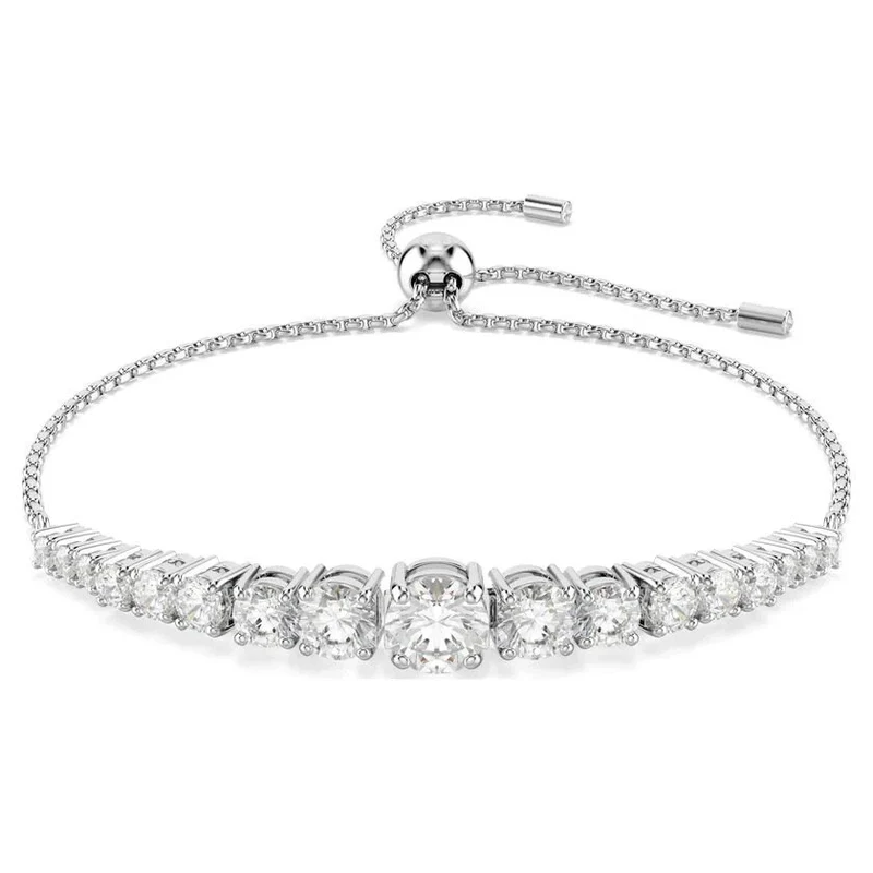Swarovski MATRIX:ARMBAND GRAD WHITE/RHS M 5690677