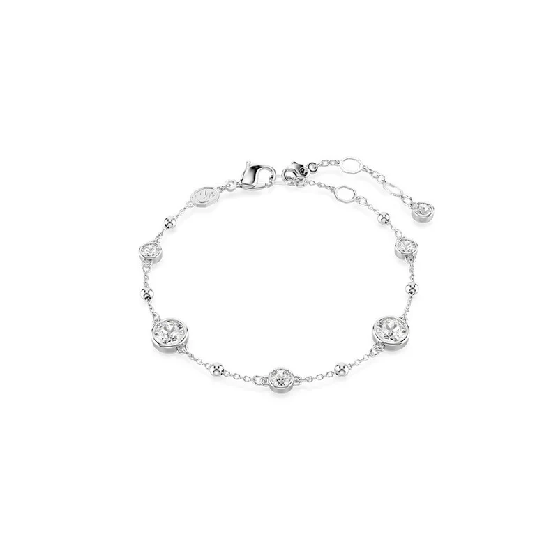Swarovski IMBER:ARMBAND WHI/RHS M 5696079