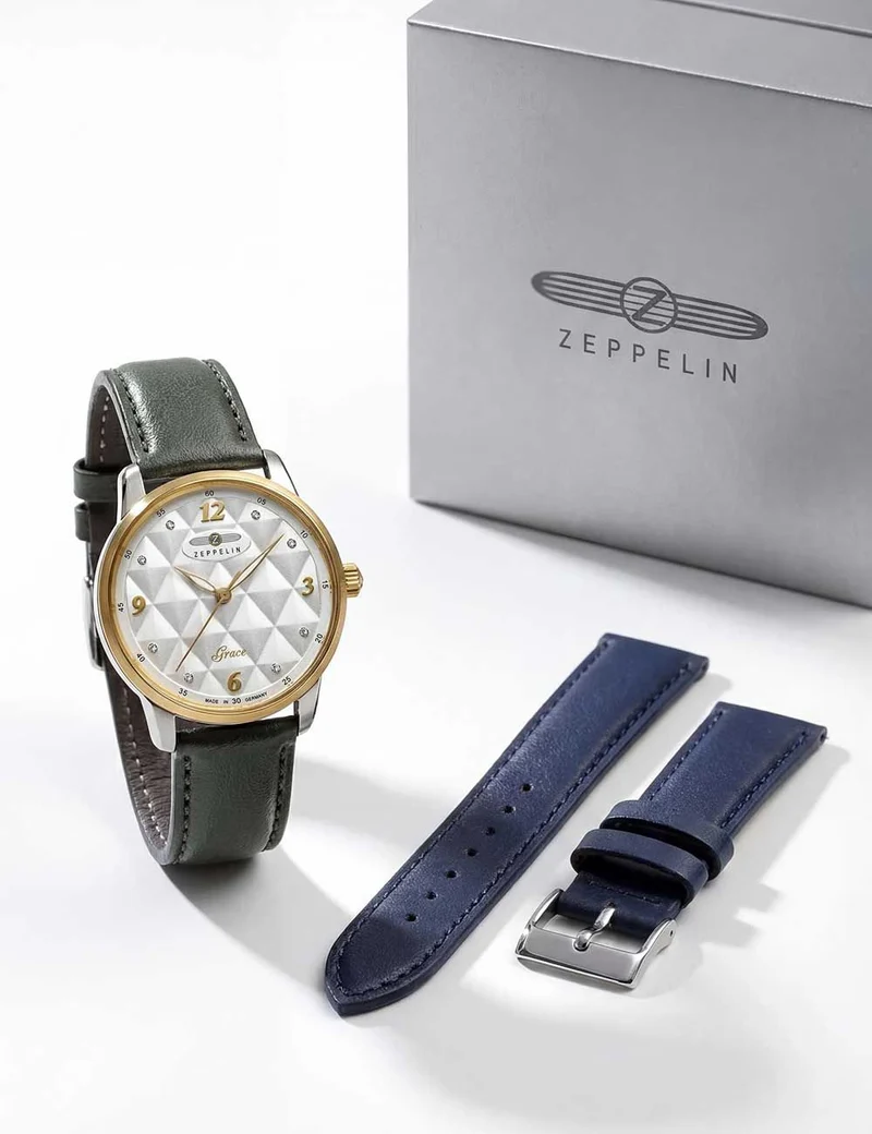 Zeppelin Grace 7347-1 Damen Armbanduhr • Quarzwerk • Elegantes Design