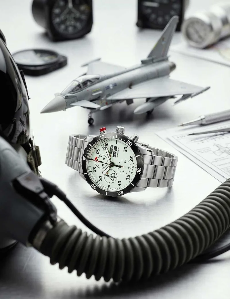 Zeppelin Eurofighter Typhoon 7218M-5 Herrenuhr Schwarz • Automatikwerk • Limited Edition