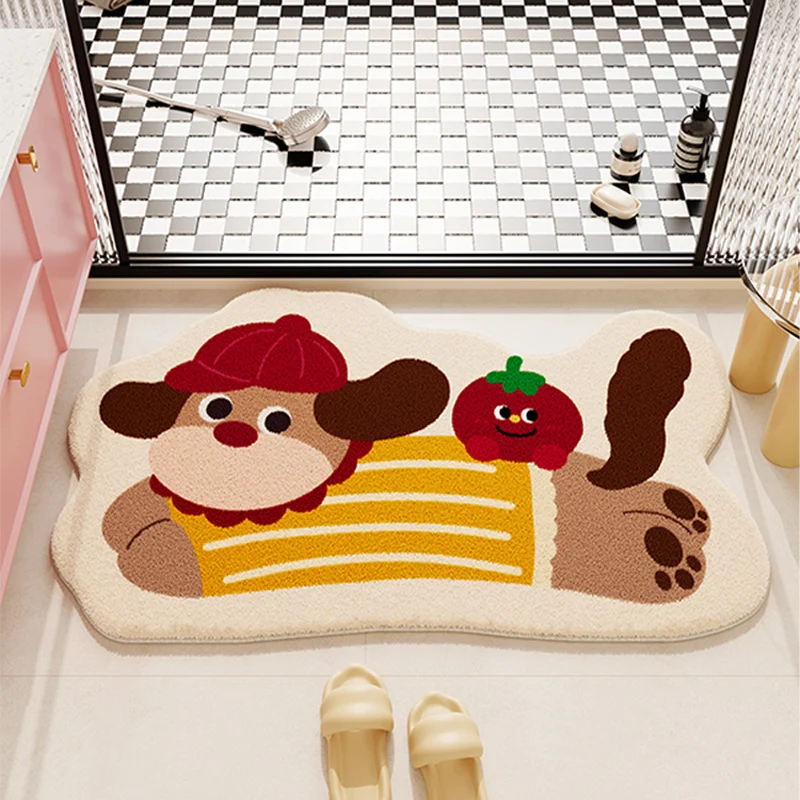 Panda-Themen Plüsch-Badematte für das Badezimmer