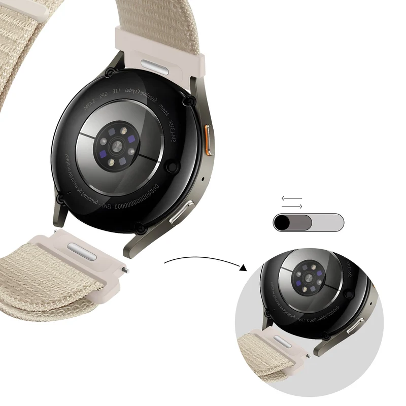 Bandz Zenwatch Venice Pro Nylonarmband 'Easy Fit' (Polarstern)