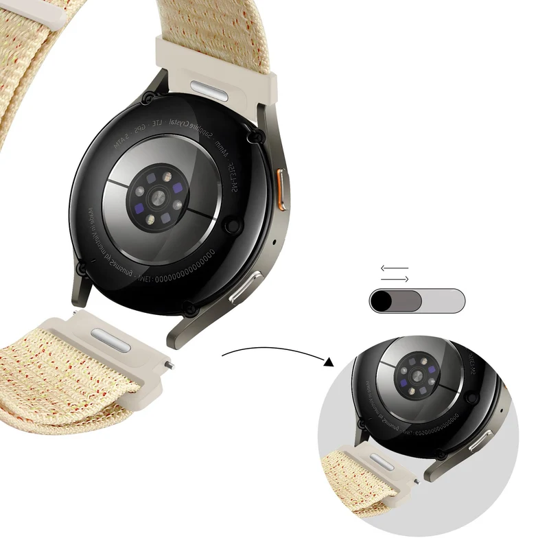 Bandz Zenwatch Venice Pro 2 Nylonarmband 'Easy Fit' (Blossom)