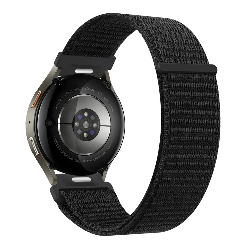 Bandz Zenwatch Venice Pro 2 Nylonarmband 'Easy Fit' (Schwarz)