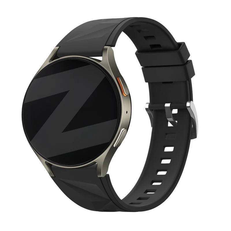 Bandz Zenwatch Venice Pro Silikonarmband 'Easy Fit' (Schwarz)