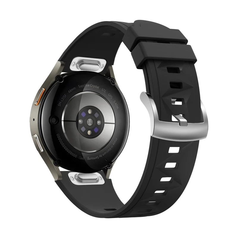 Bandz Zenwatch Venice Pro Silikonarmband 'Easy Fit' (Schwarz)