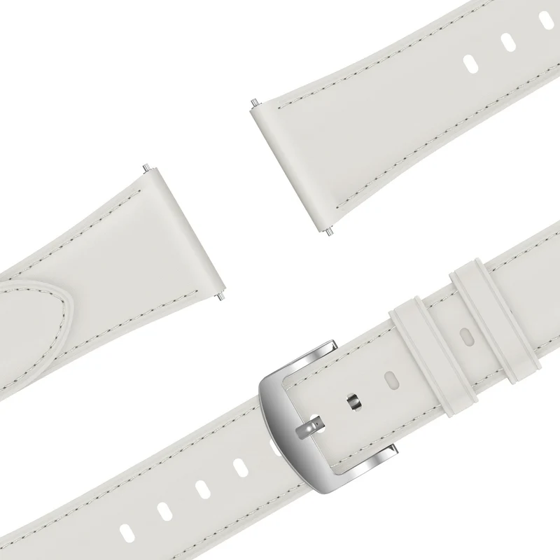 Bandz Zenwatch Venice Pro 2 Lederarmband 'Easy Fit' (Weiß)