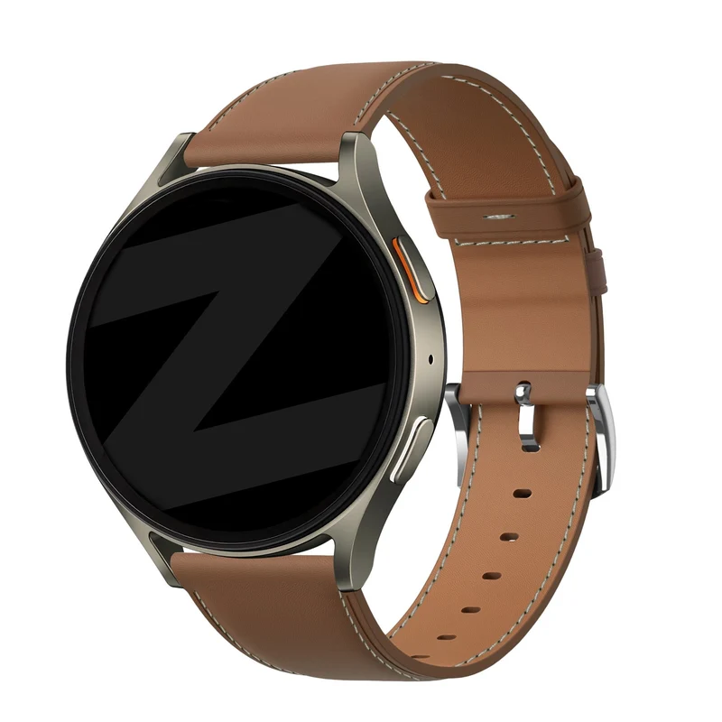 Bandz Zenwatch Venice Pro Lederarmband 'Easy Fit' (Braun)