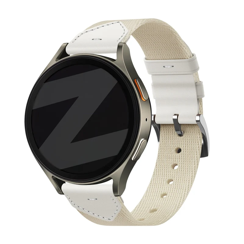 Bandz Zenwatch Venice Pro 2 Leder Hybrid Armband 'Easy Fit' (Polarstern)
