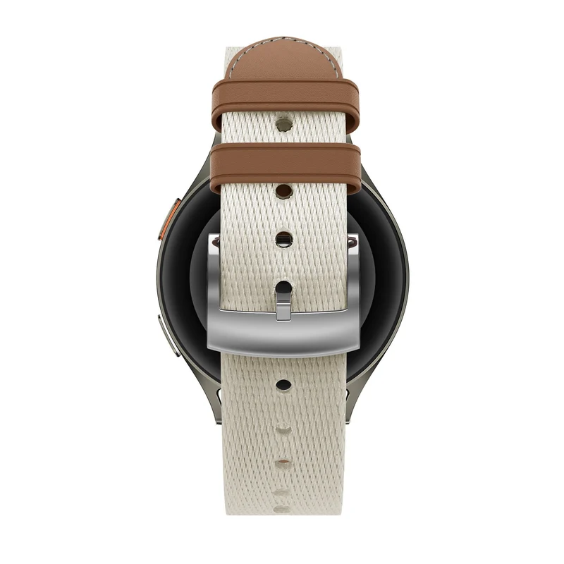 Bandz Zenwatch Venice Pro Leder Hybrid Armband 'Easy Fit' (Beige/Braun)