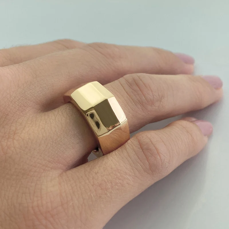 M&M Ring Pure Volume Gold | Modell 155