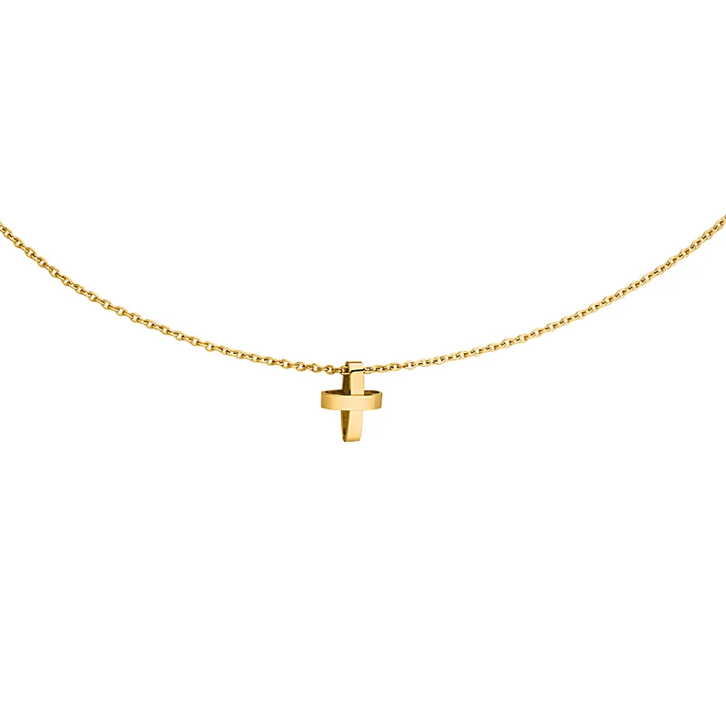 M&M Halskette Fine Line Gold | Modell 425