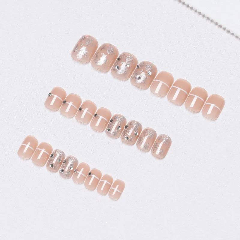 Dekorative Gel Press-On Nägel
