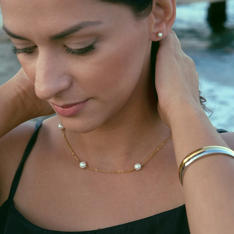 M&M Halskette Ocean Collection Gold | Modell 411