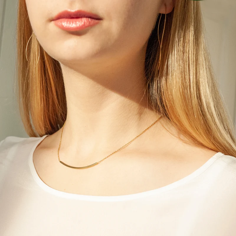 M&M Halskette Fine Line Gold | Modell 379