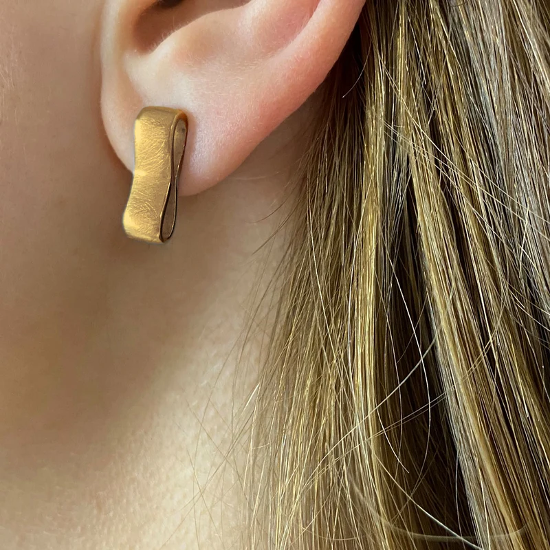 M&M Ohrstecker Pure Volume Gold | Modell 420