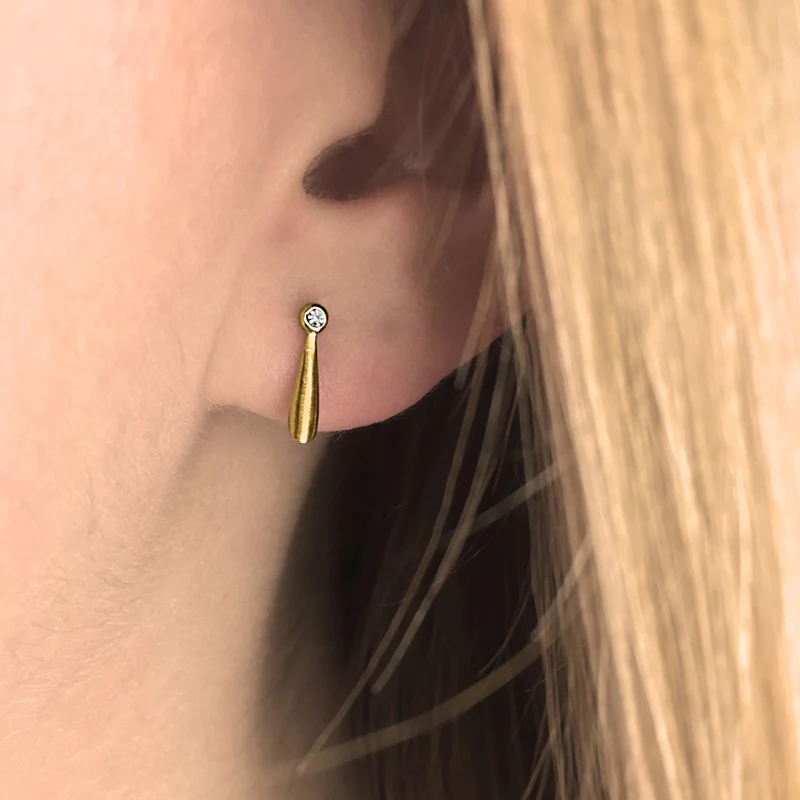 M&M Ohrstecker Modern Glam Gold | Modell 384
