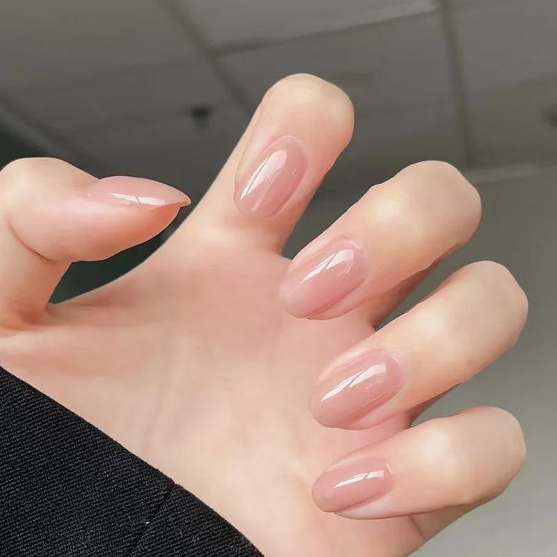Klassisches Glänzendes Press-On Nagelset