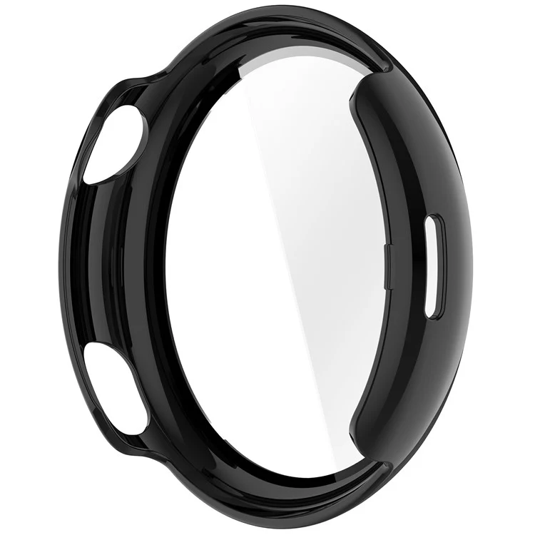 Schützend vivo Watch 5 Hülle mit Displayschutz in Glas und Silikon