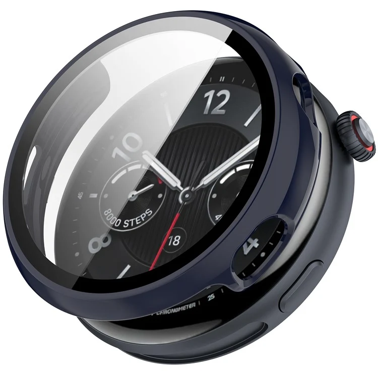 Schützend vivo Watch 5 Hülle mit Displayschutz in Glas und Silikon
